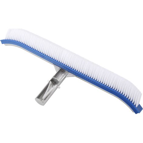 Piscine Brosse - Brosse paroi de la piscine, piscine mur tête de brosse outil de nettoyage avec poignée en aluminium (1/4)