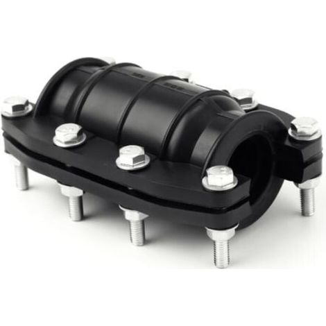 Rohrreparaturschelle, Auspuffrohrschelle mit 25 mm Durchmesser, geeignet für 24–26 mm Kunststoff- und Metallrohre