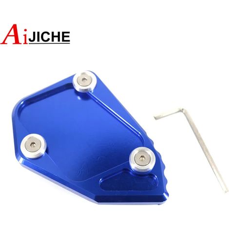 (Bleu) Béquille latérale CNC pour moto, extension de support compatible avec BMW R1200GS ADV R 1200 GS R1200 GS Adventure 2008-2014 maxpower (1/4)