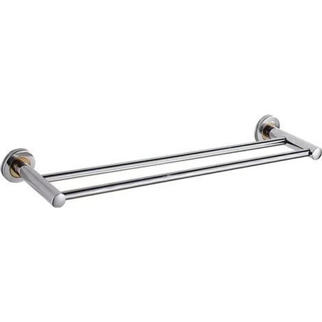 Porte Serviette 60CM Porte-Serviettes Barre Porte-Serviette Acier Inoxydable (1/3)