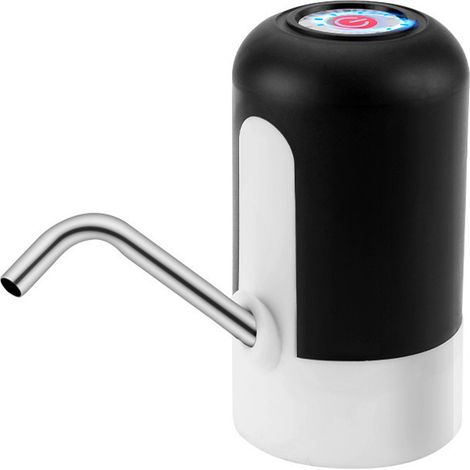 Dispensador de agua, bomba recargable por USB, manguera de silicona de grado alimenticio, acero inoxidable 304, camping, hogar, oficina (1/5)