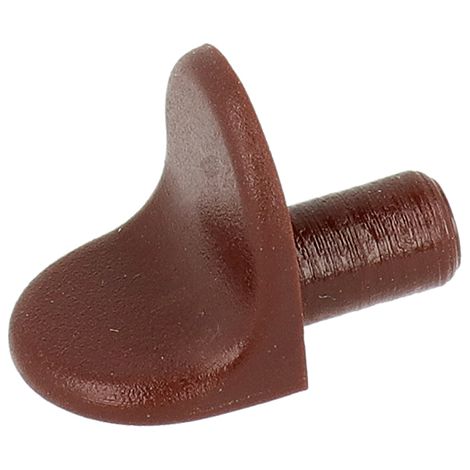 Reggipiani a squadra in plastica marrone Ø 5 mm. 16 pz.