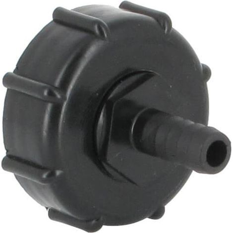 Raccord S60X6 cuve eau - Embout droit Diamètre 13 mm