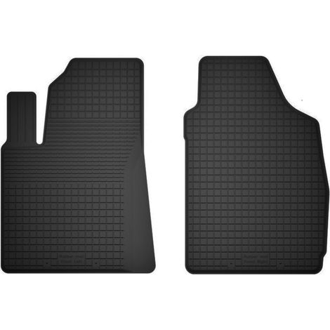 Tappetini anteriori in gomma, universali per: Fiat Panda II hatchback (2002-2010)