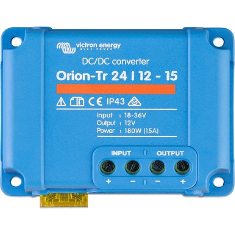 Convertidor DC-DC Orion Tr 24V/12V 15A (180W) No Aislado