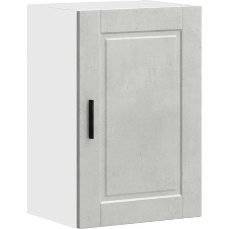 vidaXL Pensile da Cucina Porto Grigio Cemento in Legno