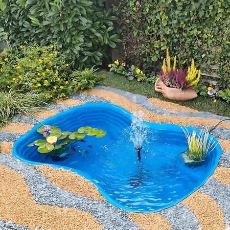 Laghetto da giardino bolsena azzurro litri 600 da 178x125xh45 (1/5)