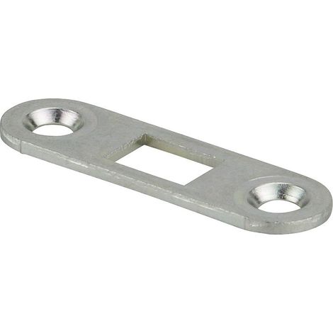Gâche d'extrémité plate encastrable pour fenêtre – Acier FerGuard® – Dimensions 50x14x2mm – Compatible Fenster et Unijet – Ferco By Thirard - 0-0295R-00-0-1 (1/2)