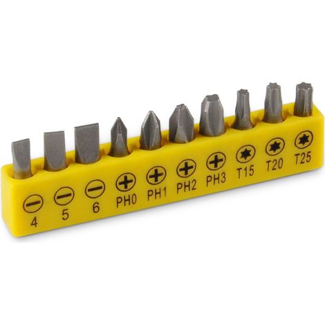 Set combinato di punte corte PH4 – metriche – portapunte – 8x2,5x1cm – avvitatore a impulsi