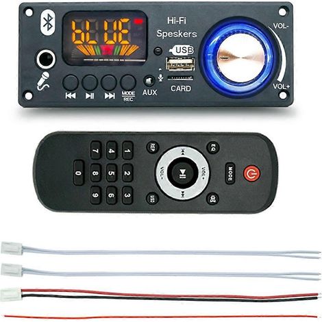 Carte d'amplification et de décodage audio Bluetooth 2 x 80 W / 160 W (1/5)