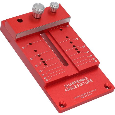 Gabarit d'affûtage en alliage d'aluminium guide couteaux outil pour ciseaux à bois (1/5)
