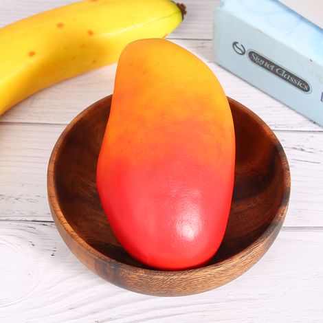 Snackschale aus Holz, Obstschale, Salatschüssel, Suppenschale für Zuhause, Café, 12 x 3,5 cm (1/5)