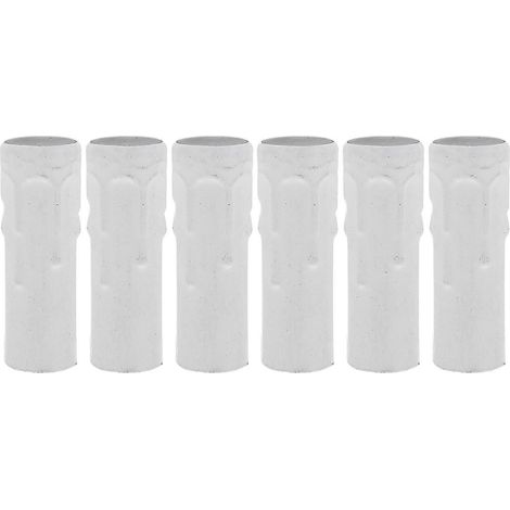 Lot de 6 manchons pour bougies de lustre E14, cache-douille pour candélabre - Hao (1/2)