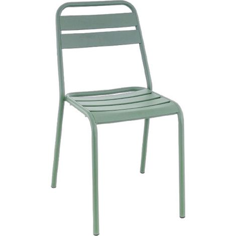 Chaise de brasserie empilable pour terrasse en métal Bastien (1/5)