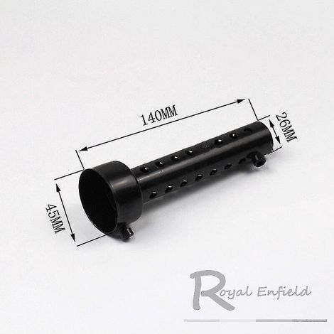 Silencieux d'échappement universel pour moto, compatible avec les tailles 35 mm, 42 mm, 45 mm, 48 mm et 60 mm. Insert de chicane en acier inoxydable 45x1403. (1/3)