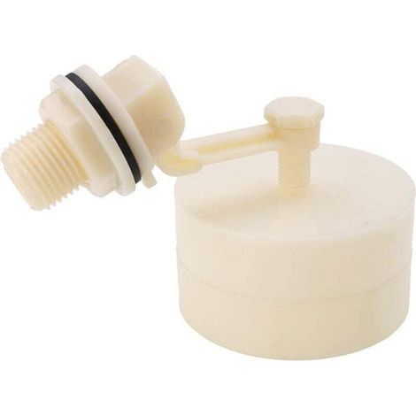 Contrôleur automatique de niveau d'eau 1/2\" port fil robinet à flotteur de commande de niveau d'eau de robinet à flotteur ABS for l'outil de vanne de régulation de la piscine de la tour de la tour so (1/4)