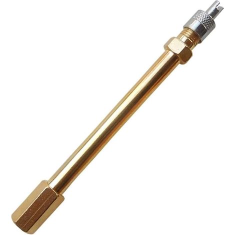100mm brass tire inflation rod for bicycles and cars (150mm) (1/5)