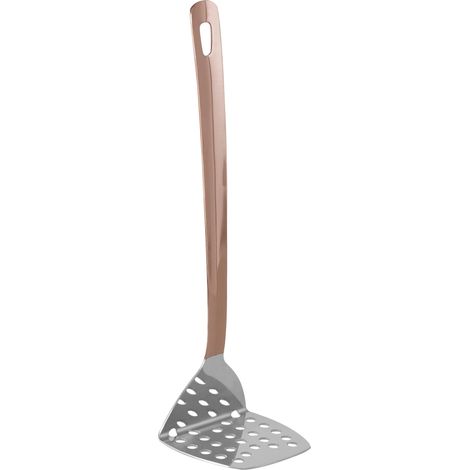 Premier Housewares Copper Finish Masher Potato Masher Kitchen For Baby Food Masher Utensil 8 x 10 x 24 (1/4)