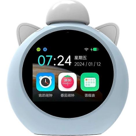 Réveil intelligent IA pour enfants avec commande vocale et gestion du temps, réveil d'apprentissage du sommeil pour tout-petits pour la chambre B (1/5)