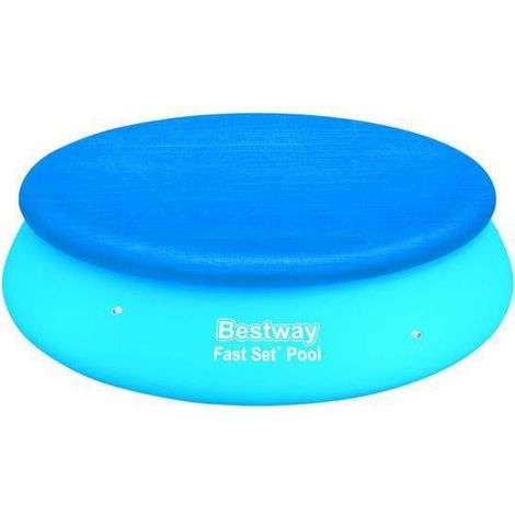 Protezione Telo Piscina Gonfiabile Rotonda 457 cm Copertura Copripiscina Intex (1/2)