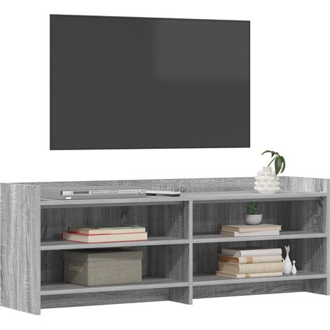Mobile TV Armadietto TV Mobile Porta TV 135 x 33 x 47 cm Sonoma grigio Legno ingegnerizzato (1/5)