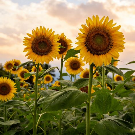 5000 Graines de Tournesol – Fleurs Jaunes Lumineuses, Semis Facile, Plein Soleil (1/5)