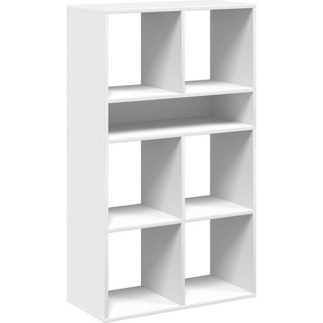 Maison Exclusive - Bücherregal Weiß 66x31x112 cm Holzwerkstoff