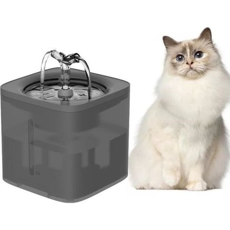 2-Liter-Trinkbrunnen für Katzen und Hunde – Leiser, spritzfreier Wasserspender (1/4)