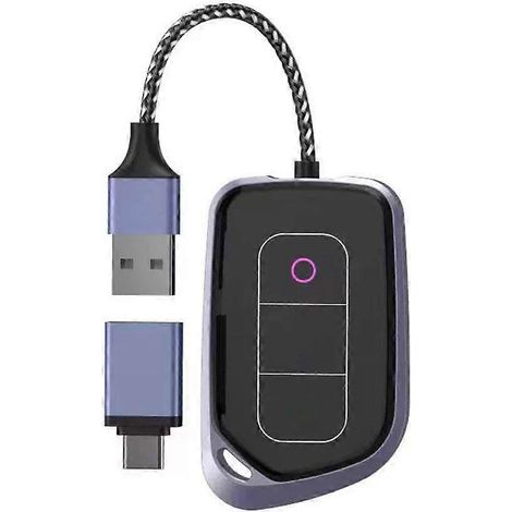 Adaptateur CarPlay sans fil 2 en 1, compatible Android et Apple, mini boîtier USB intelligent Plug and Play (1/5)