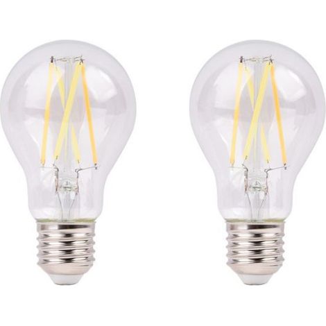 Lot de 2 ampoules LED connectées E27 806lm WiFi - Voltman (1/2)