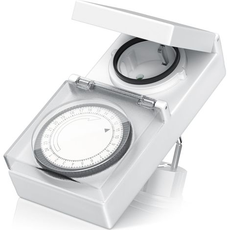 BEARWARE 24h Zeitschaltuhr Outdoor spritzwassergeschützt / für Innen und Außen (1/5)
