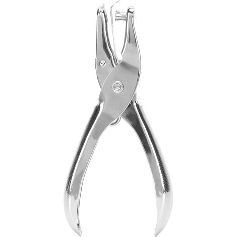 Pince perforatrice ronde en acier pour bloc-notes à sangle en cuir, outil de perforation pour la maison et le bureau (1/5)