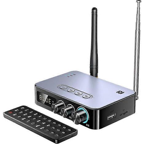 Récepteur Bluetooth M9 Pro 5.1 avec radio FM intégrée et adaptateur audio NFC 4 en 1 (1/4)