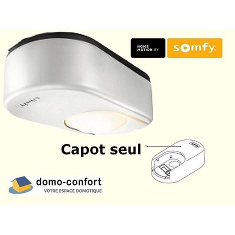 Somfy – Capot moteur DEXXO PRO OPTIMO – Pièce détachée blanche pour motorisation de portail – Accessoire technique spécifique (1/2)
