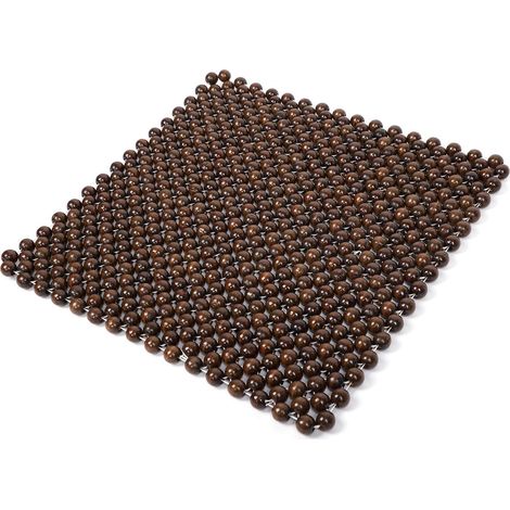 Coussin de Siège de Voiture en Perles de Bois Naturels Coussin de Siège Auto Massage Housses de Conducteur Voiture Camion Rafraîchissant été Couvercles de Chaise Bureau Accessoire Maison (1/5)