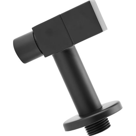 Robinet de Bassin de Nettoyage en Cuivre Noir Modèle Carré à Écoulement Cascade pour Maison (1/5)