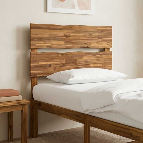 vidaXL Cabecero de borde vivo ROSTOCK Natural 90 cm (1/5)