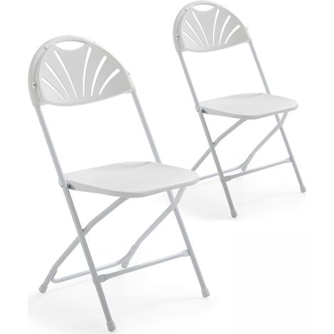 Lot de 2 chaises pliantes ajourées (1/5)