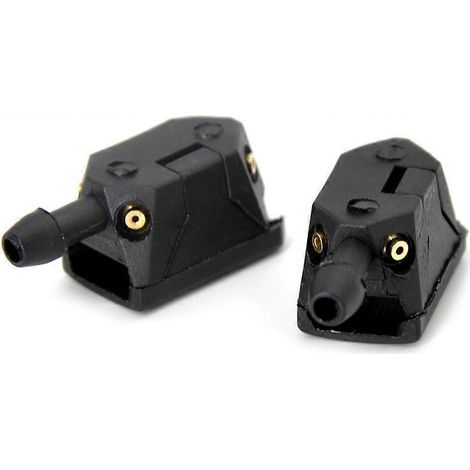 Buses de lave-glace universelles pour pare-brise de voiture, montées sur un bras de 8 ou 9 mm, réglables en 4 directions. (1/5)
