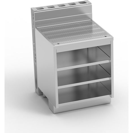 Bar Lynx Module d'Etagères avec Plan de Travail Perforé P 770 mm - Eratos (1/2)