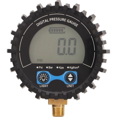 Jeffergarden Gonfleur de pneus, manomètre numérique précis, 4 unités commutables, faible usure, pour voitures, camions, motos, sentiers, SUV, camping-car (1/5)