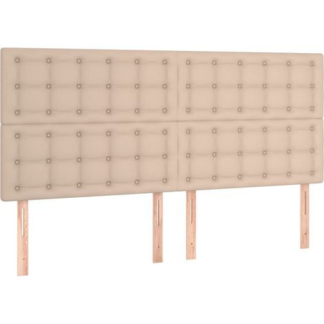 Maison Exclusive - Cabecero Capuchino 160x5x118/128 cm Piel Sinté