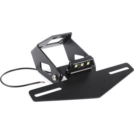 Support de plaque d'immatriculation éliminateur de garde-boue de moto avec LED adapté pour KAWASAKI NINJA 250 400 2018 – 2020