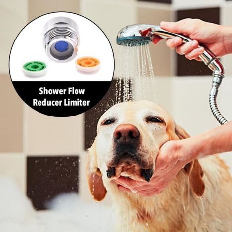 1 Régulateur de débit, Laiton, 6 limiteurs couleurs, 1/2 Pouces, Douche et Robinet (1/3)