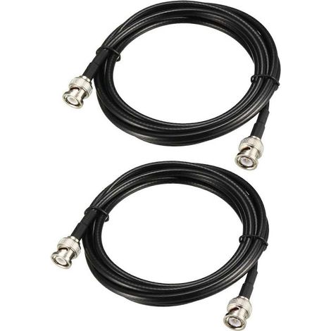 Câble coaxial RG58 avec connecteurs BNC mâle-mâle, 50 ohms, 1,8 m (6 pieds) (1/5)
