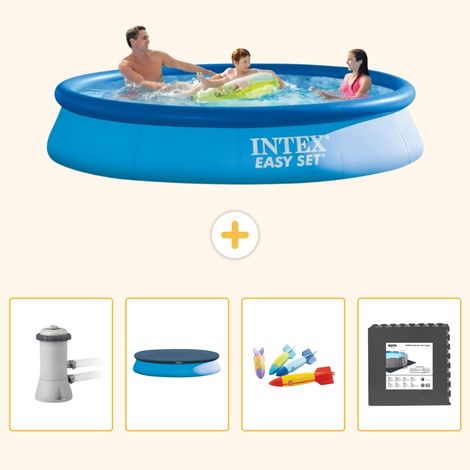 Intex Piscine Easy Set Ronde - 366x76 cm - 5-pièces S317 (1/5)