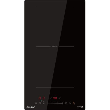 Comfee – Plaque induction 2 foyers CIH351D215K1 – Zone flexible – Puissance 3500W – Dimensions L52 x P28,8 cm – Vitrocéramique noire