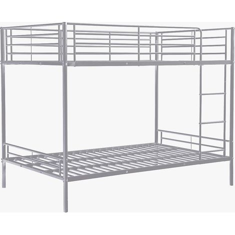 Lits superposés - 2 x 120 x 190 cm - Argent - DUOTIS