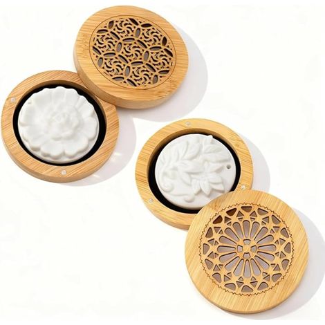 Diffuseur de Parfum, Galet Huile Essentielle avec des Pierres D'aromathérapie, Deux Styles, pour Chambre à Coucher, Bureau, Également Disponible en Cadeau (1/5)