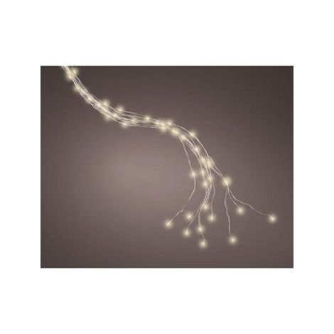 MANTELLO 200 MICRO LED 200CM BIANCO CALDO PER ESTE (1/2)